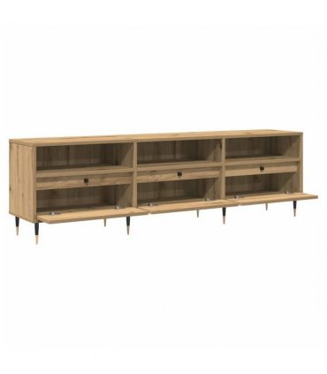 vidaXL TV Cabinet Artisan Oak 150 x 30 x 45 cm Engineered Wood — V0672040604