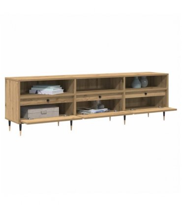 vidaXL TV Cabinet Artisan Oak 150 x 30 x 45 cm Engineered Wood — V0672040604