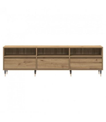 vidaXL TV Cabinet Artisan Oak 150 x 30 x 45 cm Engineered Wood — V0672040604