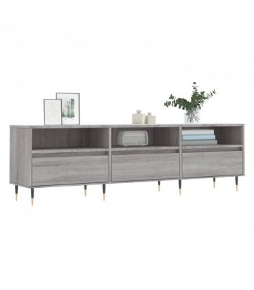 vidaXL TV Cabinet Grey Sonoma 150x30x44.5 cm Engineered Wood — V0672040605