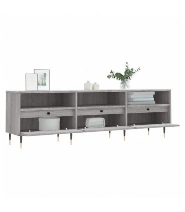 vidaXL TV Cabinet Grey Sonoma 150x30x44.5 cm Engineered Wood — V0672040605