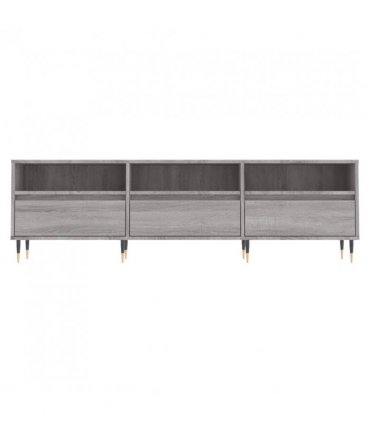 vidaXL TV Cabinet Grey Sonoma 150x30x44.5 cm Engineered Wood — V0672040605