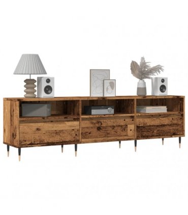 vidaXL TV Cabinet Old Wood 150x30x44.5 cm Engineered Wood