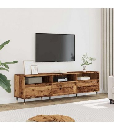 vidaXL TV Cabinet Old Wood 150x30x44.5 cm Engineered Wood