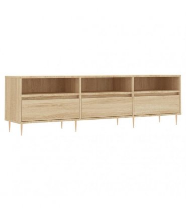 vidaXL TV Cabinet Sonoma Oak 150x30x44.5 cm Engineered Wood — V0672040609