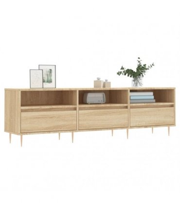 vidaXL TV Cabinet Sonoma Oak 150x30x44.5 cm Engineered Wood — V0672040609