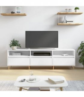 vidaXL TV Cabinet White 150x30x44.5 cm Engineered Wood — V0672040610