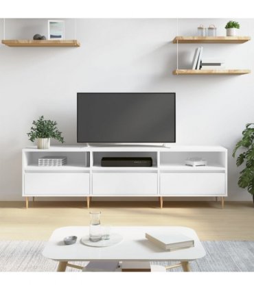 vidaXL TV Cabinet White 150x30x44.5 cm Engineered Wood — V0672040610