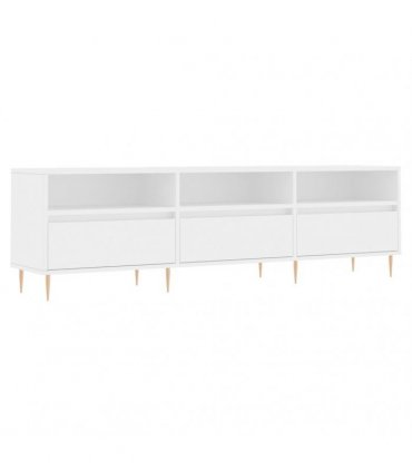 vidaXL TV Cabinet White 150x30x44.5 cm Engineered Wood — V0672040610