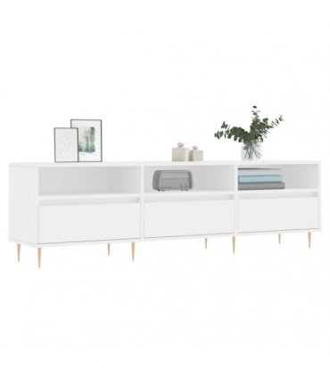 vidaXL TV Cabinet White 150x30x44.5 cm Engineered Wood — V0672040610