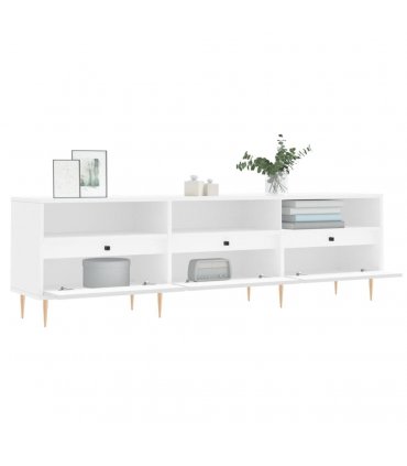 vidaXL TV Cabinet White 150x30x44.5 cm Engineered Wood — V0672040610