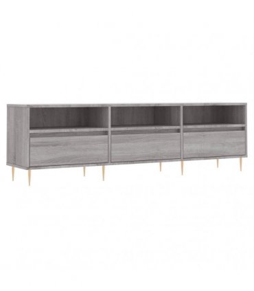 vidaXL TV Cabinet Grey Sonoma 150x30x44.5 cm Engineered Wood — V0672040612