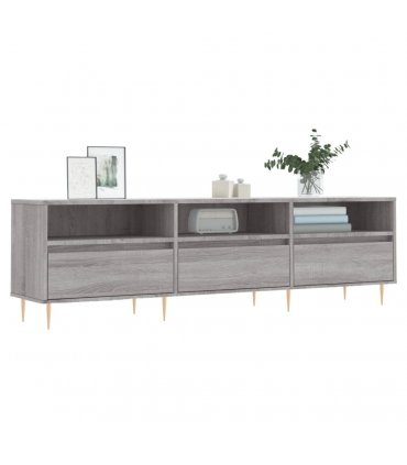 vidaXL TV Cabinet Grey Sonoma 150x30x44.5 cm Engineered Wood — V0672040612