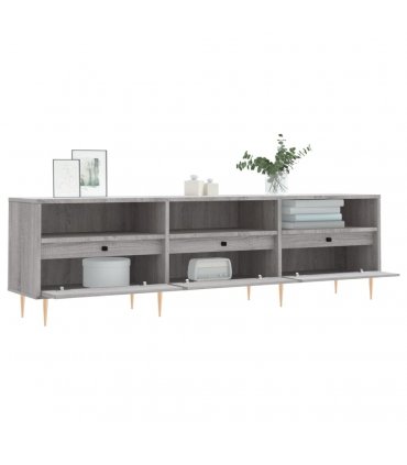 vidaXL TV Cabinet Grey Sonoma 150x30x44.5 cm Engineered Wood — V0672040612