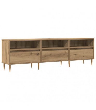 vidaXL TV Cabinet Artisan Oak 150x30x44.5 cm Engineered Wood