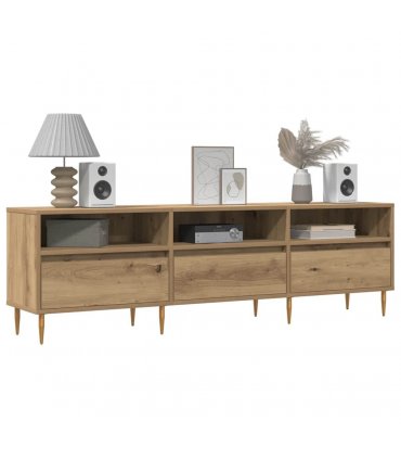 vidaXL TV Cabinet Artisan Oak 150x30x44.5 cm Engineered Wood