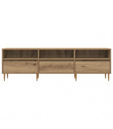 vidaXL TV Cabinet Artisan Oak 150x30x44.5 cm Engineered Wood