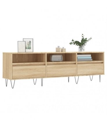 vidaXL TV Cabinet Sonoma Oak 150x30x44.5 cm Engineered Wood — V0672040618