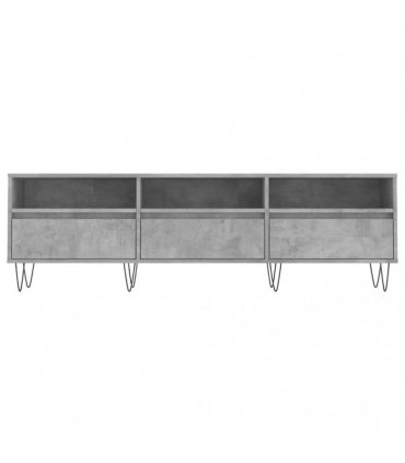 vidaXL TV Cabinet Concrete Grey 150x30x44.5 cm Engineered Wood — V0672040620