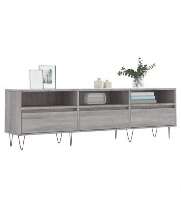 vidaXL TV Cabinet Grey Sonoma 150x30x44.5 cm Engineered Wood — V0672040621