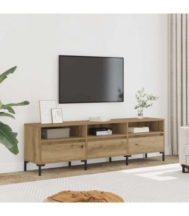 vidaXL TV Cabinet Artisan Oak 150x30x44.5 cm Engineered Wood — V0672040624