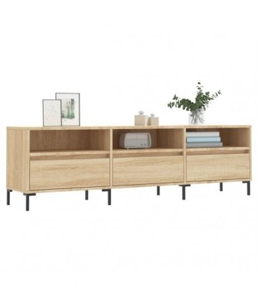 vidaXL TV Cabinet Sonoma Oak 150x30x44.5 cm Engineered Wood — V0672040625