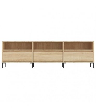 vidaXL TV Cabinet Sonoma Oak 150x30x44.5 cm Engineered Wood — V0672040625
