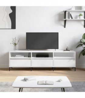 vidaXL TV Cabinet White 150x30x44.5 cm Engineered Wood — V0672040629