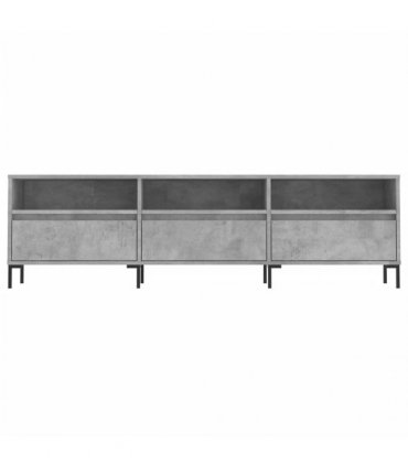 vidaXL TV Cabinet Concrete Grey 150x30x44.5 cm Engineered Wood — V0672040630