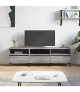 vidaXL TV Cabinet Grey Sonoma 150x30x44.5 cm Engineered Wood — V0672040631