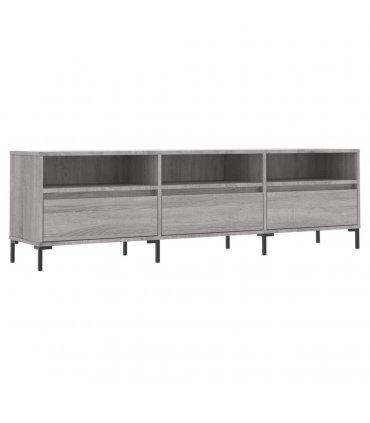 vidaXL TV Cabinet Grey Sonoma 150x30x44.5 cm Engineered Wood — V0672040631