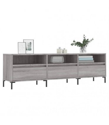 vidaXL TV Cabinet Grey Sonoma 150x30x44.5 cm Engineered Wood — V0672040631
