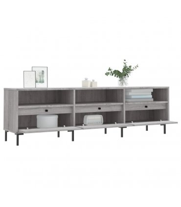 vidaXL TV Cabinet Grey Sonoma 150x30x44.5 cm Engineered Wood — V0672040631
