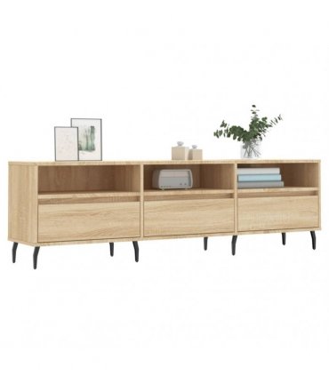 vidaXL TV Cabinet Sonoma Oak 150x30x44.5 cm Engineered Wood — V0672040633