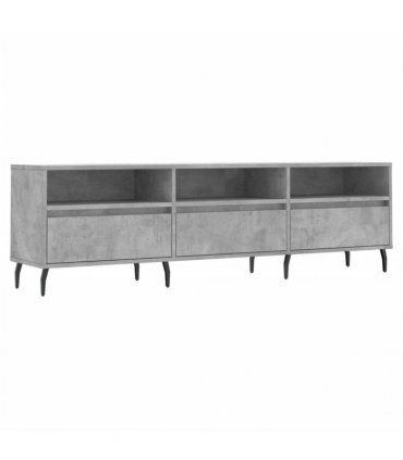 vidaXL TV Cabinet Concrete Grey 150x30x44.5 cm Engineered Wood — V0672040634