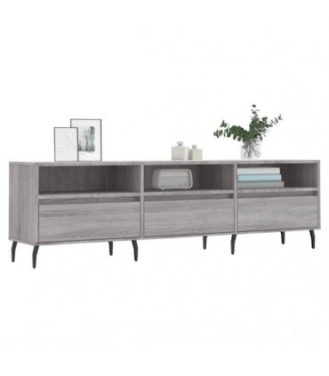vidaXL TV Cabinet Grey Sonoma 150x30x44.5 cm Engineered Wood — V0672040635
