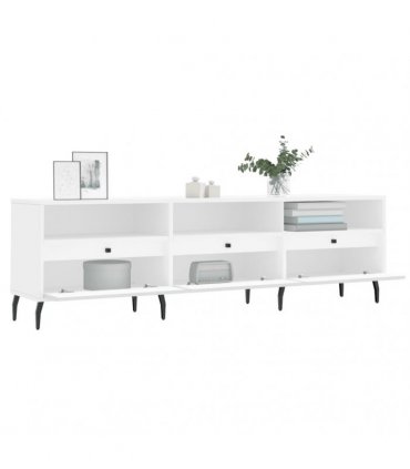 vidaXL TV Cabinet White 150x30x44.5 cm Engineered Wood — V0672040637