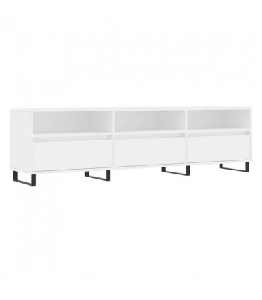 vidaXL TV Cabinet White 150x30x44.5 cm Engineered Wood — V0672040640