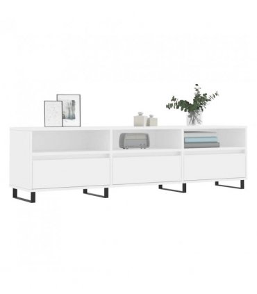 vidaXL TV Cabinet White 150x30x44.5 cm Engineered Wood — V0672040640