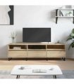vidaXL TV Cabinet Sonoma Oak 150x30x44.5 cm Engineered Wood — V0672040641
