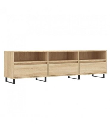 vidaXL TV Cabinet Sonoma Oak 150x30x44.5 cm Engineered Wood — V0672040641