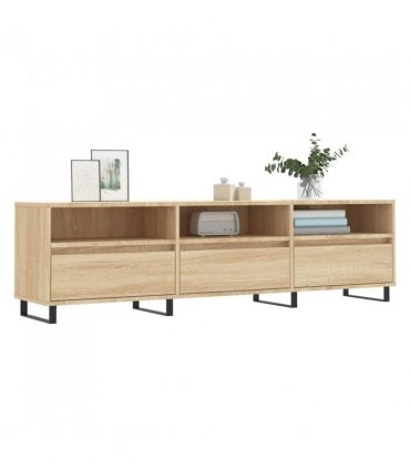 vidaXL TV Cabinet Sonoma Oak 150x30x44.5 cm Engineered Wood — V0672040641