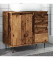 vidaXL Sink Cabinet Old Wood 65x33x60 cm Engineered Wood — V0672040750