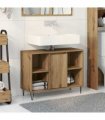 vidaXL Bathroom Cabinet Artisan Oak 80 x 33 x 60 cm Engineered Wood — V0672040775