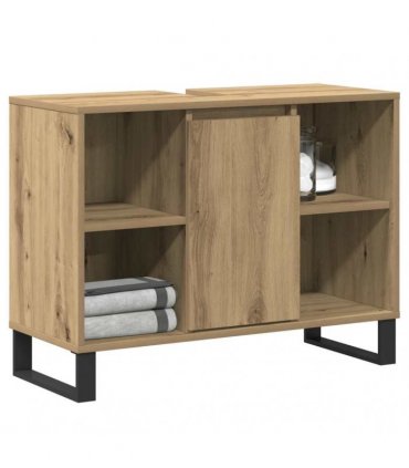 vidaXL Bathroom Cabinet Artisan Oak 80 x 33 x 60 cm Engineered Wood — V0672040791