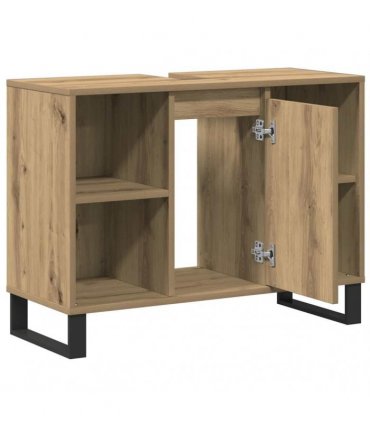 vidaXL Bathroom Cabinet Artisan Oak 80 x 33 x 60 cm Engineered Wood — V0672040791