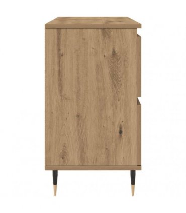 vidaXL Bathroom Cabinet Artisan Oak 80x33x60 cm Engineered Wood