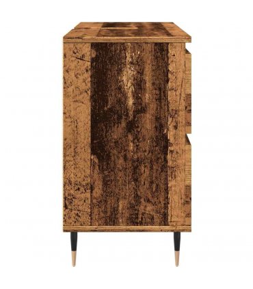 vidaXL Bathroom Cabinet Old Wood 80x33x60 cm Engineered Wood — V0672040798