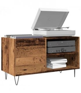 vidaXL Record Cabinet Old Wood 84.5x38x48 cm Engineered Wood