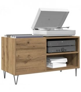 vidaXL Record Cabinet Artisan Oak 84.5x38x48 cm Engineered Wood